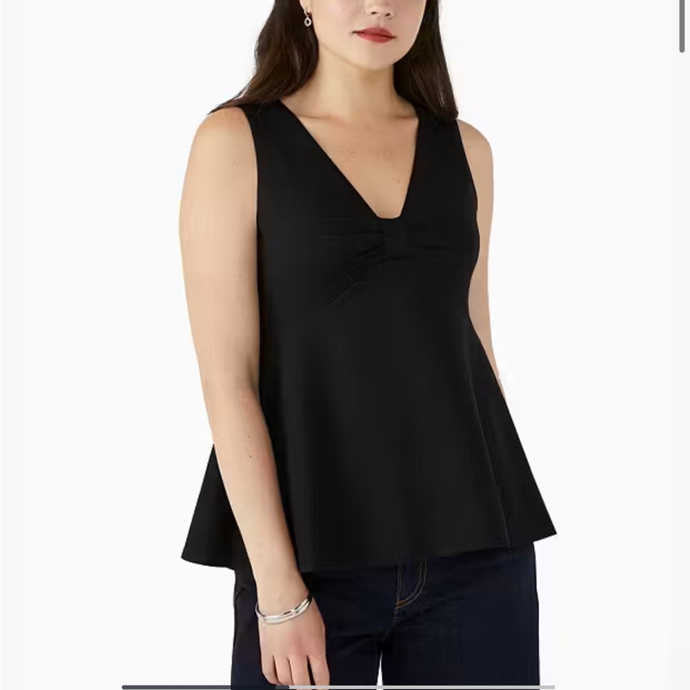 Kate Spade Ponte Bow-knot Peplum Top